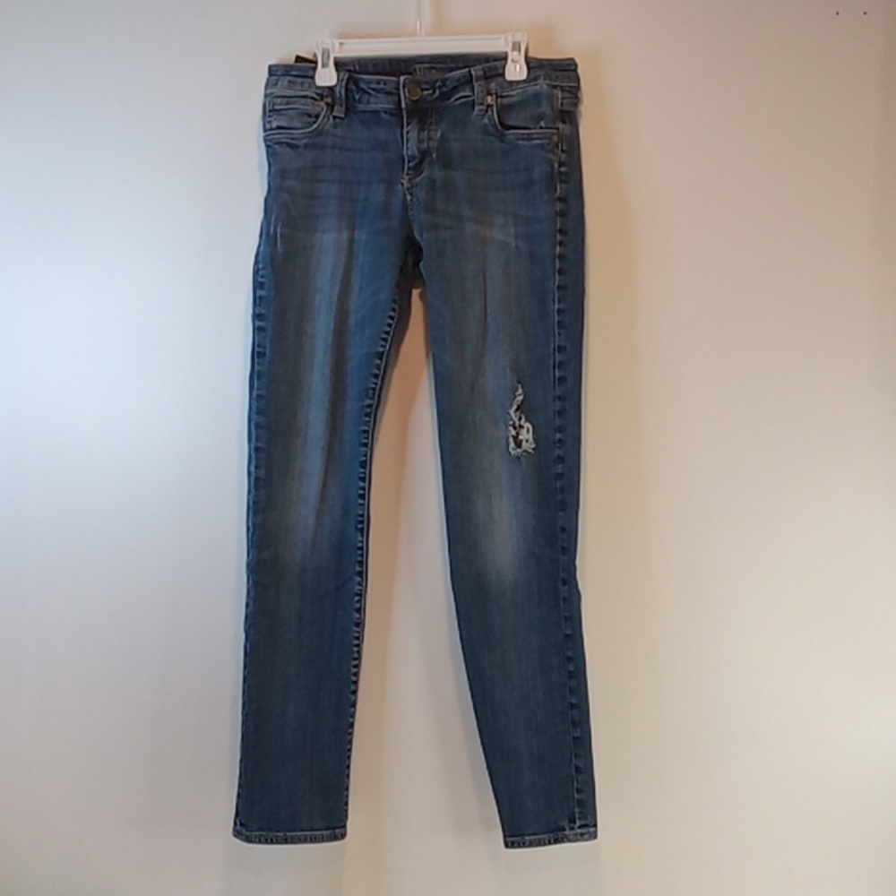 Kut From The Kloth Denim Blue Jeans Slim Fit Straight Leg Women's Sz 4 EUC NICE!